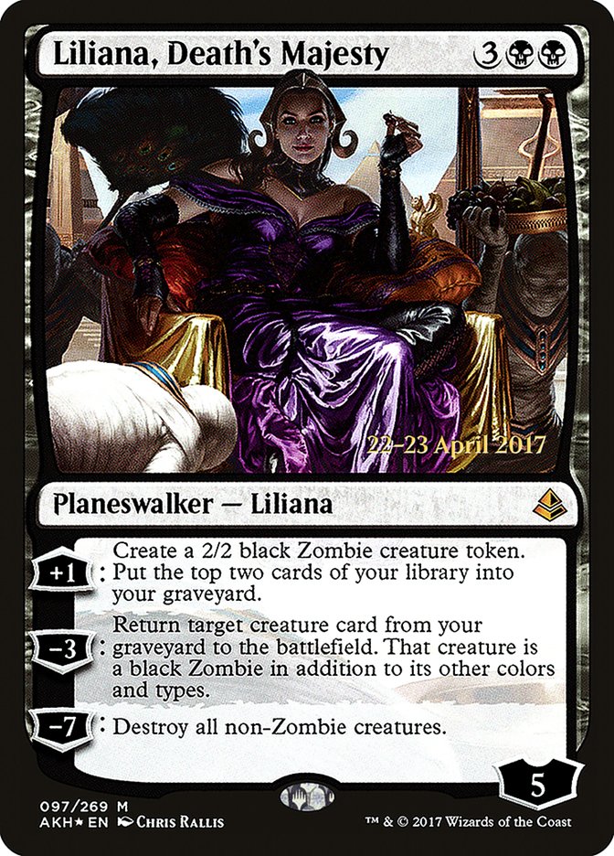 Liliana, Death's Majesty [Amonkhet Prerelease Promos] | Gear Gaming Fayetteville