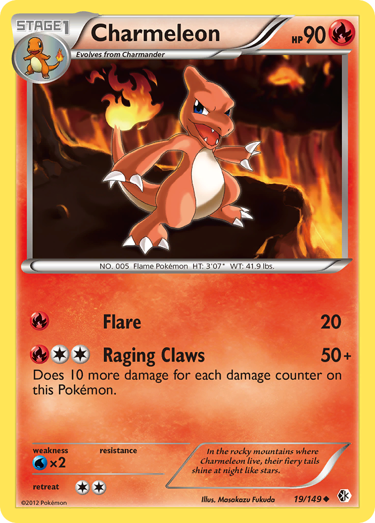 Charmeleon (19/149) [Black & White: Boundaries Crossed] | Gear Gaming Fayetteville