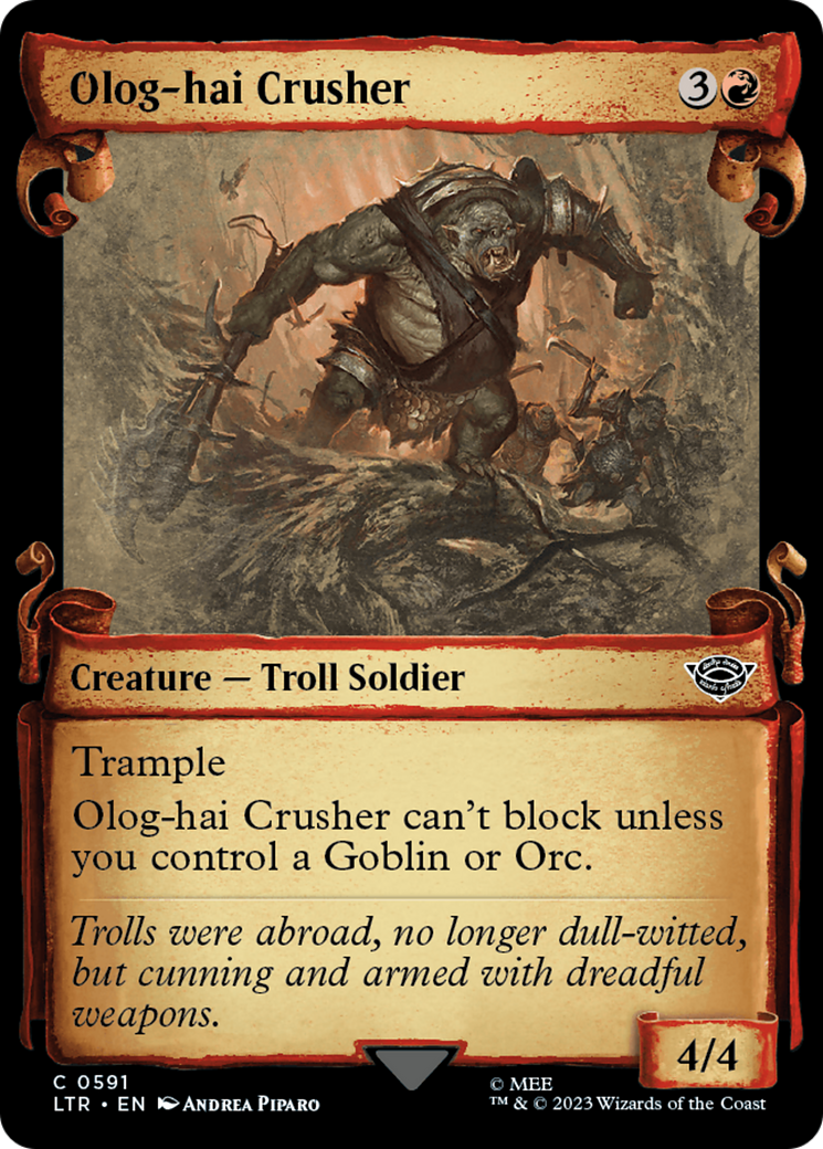 Olog-Hai Crusher [The Lord of the Rings: Tales of Middle-Earth Showcase Scrolls] | Gear Gaming Fayetteville