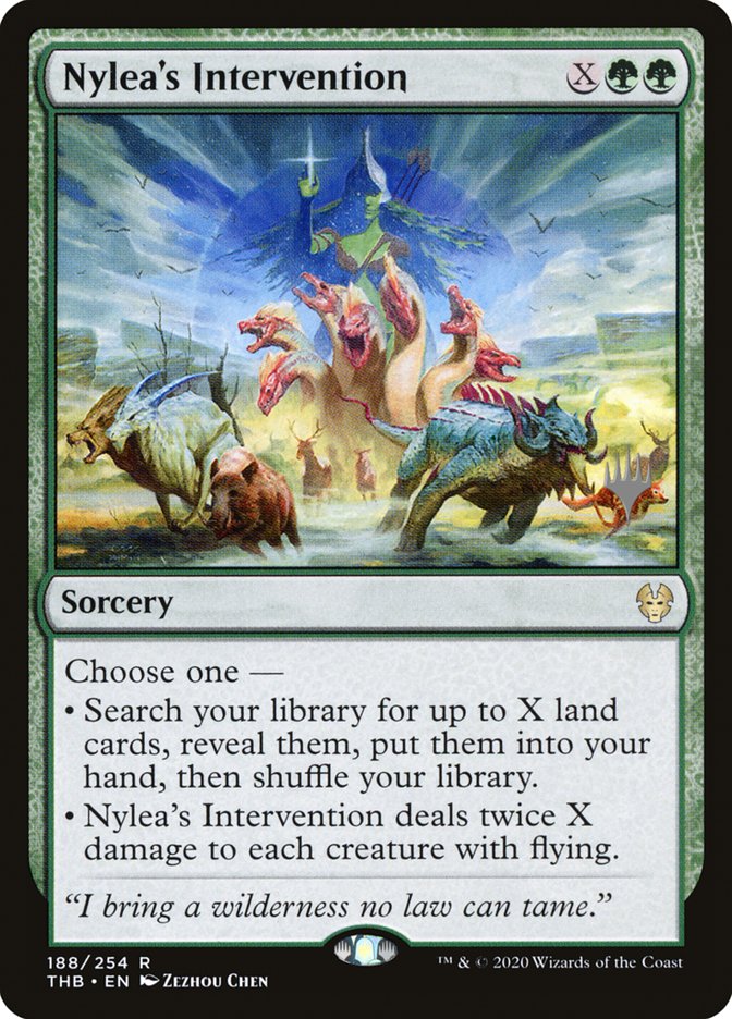 Nylea's Intervention (Promo Pack) [Theros Beyond Death Promos] | Gear Gaming Fayetteville