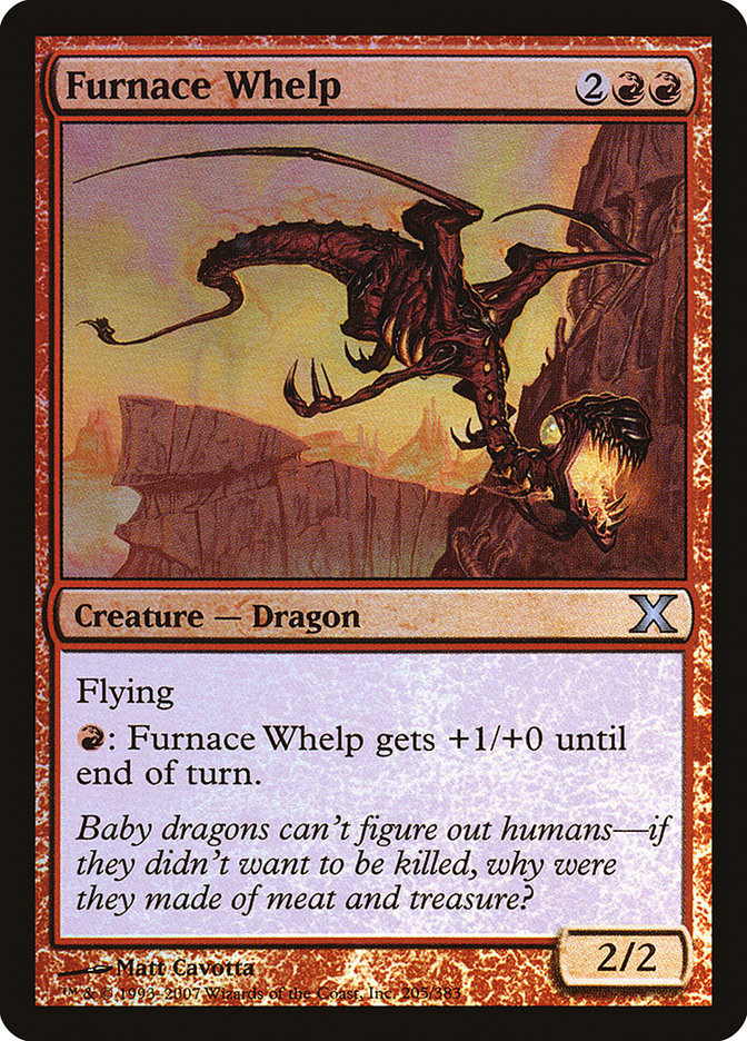 Furnace Whelp (Premium Foil) [Tenth Edition] | Gear Gaming Fayetteville