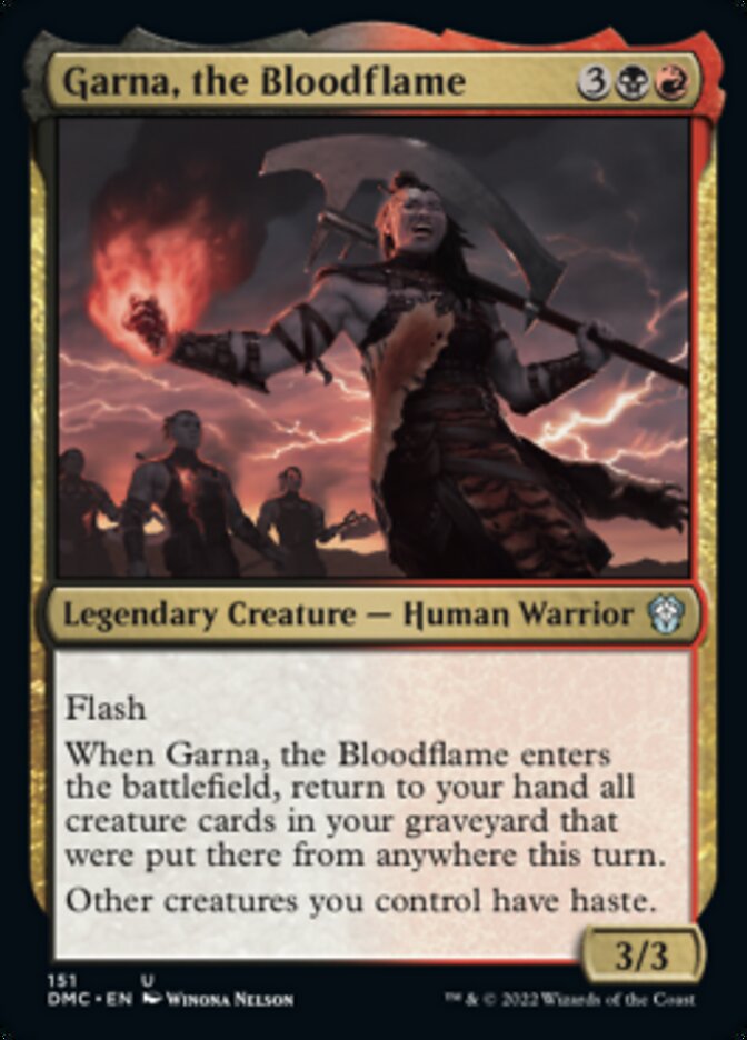 Garna, the Bloodflame [Dominaria United Commander] | Gear Gaming Fayetteville