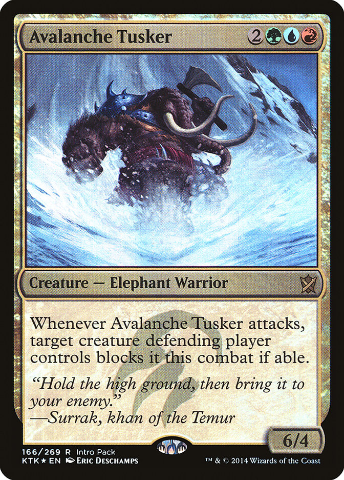 Avalanche Tusker (Intro Pack) [Khans of Tarkir Promos] | Gear Gaming Fayetteville