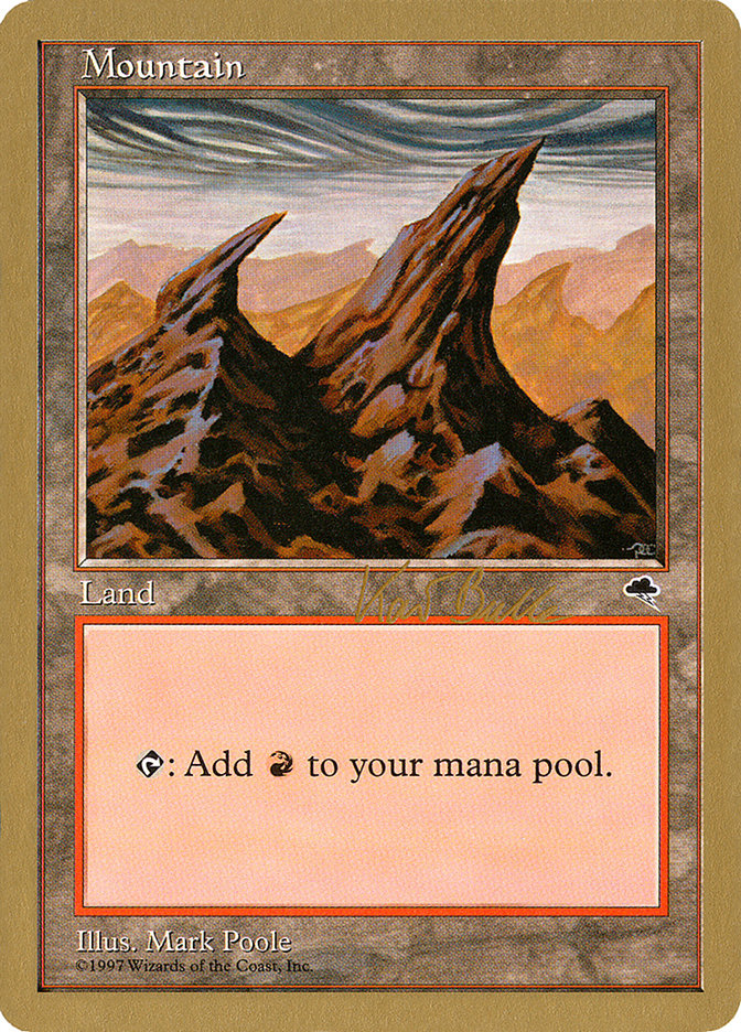 Mountain (kb344) (Kai Budde) [World Championship Decks 1999] | Gear Gaming Fayetteville