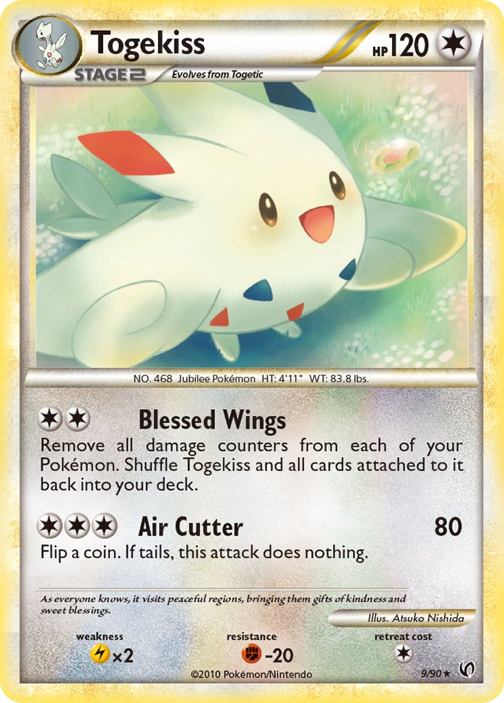 Togekiss (9/90) (Theme Deck Exclusive) [HeartGold & SoulSilver: Undaunted] | Gear Gaming Fayetteville