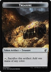 Treasure // Human Double-Sided Token [Commander 2019 Tokens] | Gear Gaming Fayetteville