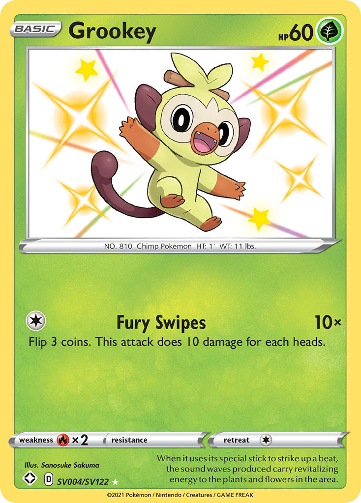 Grookey (SV004/SV122) [Sword & Shield: Shining Fates] | Gear Gaming Fayetteville