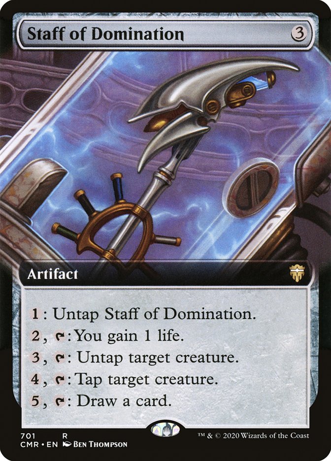 Staff of Domination (Extended Art) [Commander Legends] | Gear Gaming Fayetteville