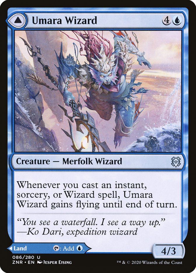 Umara Wizard // Umara Skyfalls [Zendikar Rising] | Gear Gaming Fayetteville