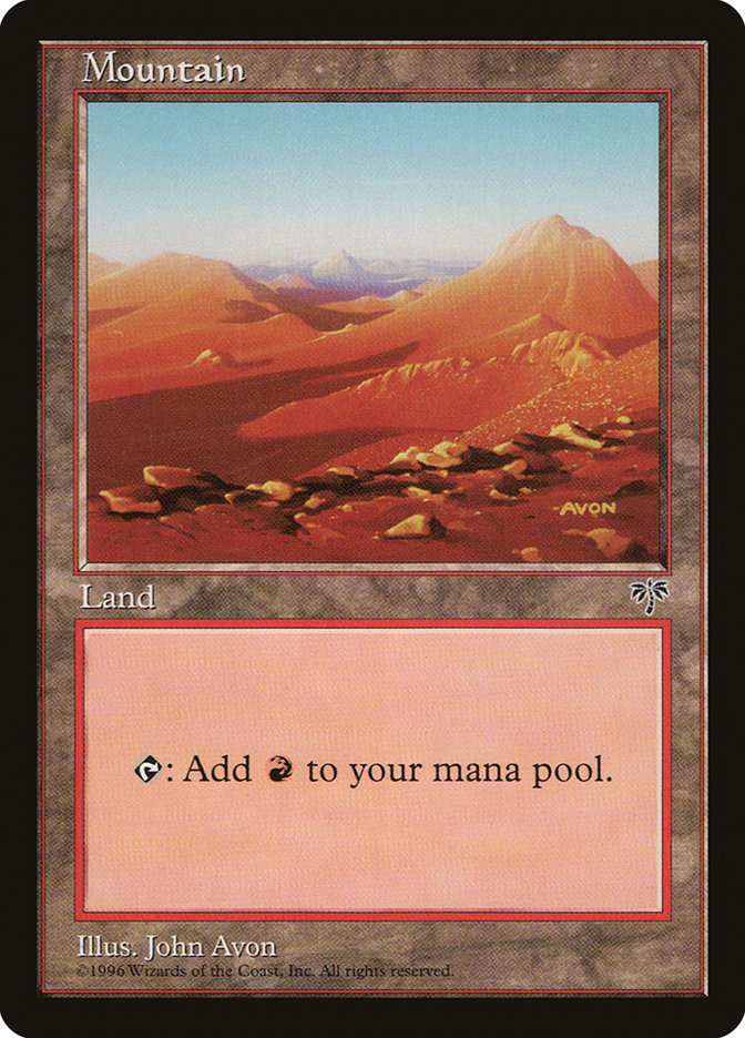 Mountain (Yellow Signature) [Mirage] | Gear Gaming Fayetteville