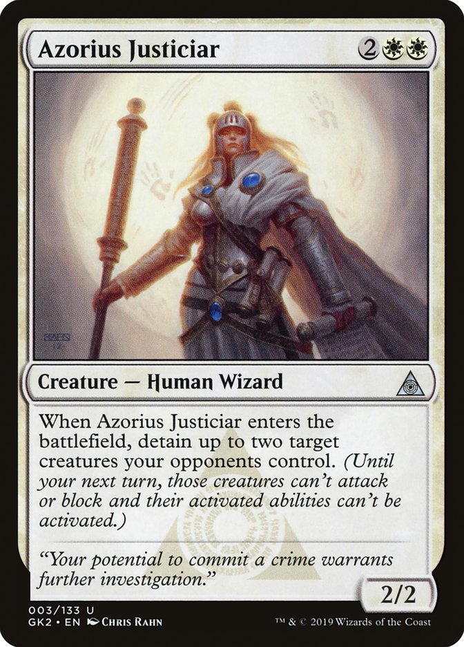 Azorius Justiciar [Ravnica Allegiance Guild Kit] | Gear Gaming Fayetteville