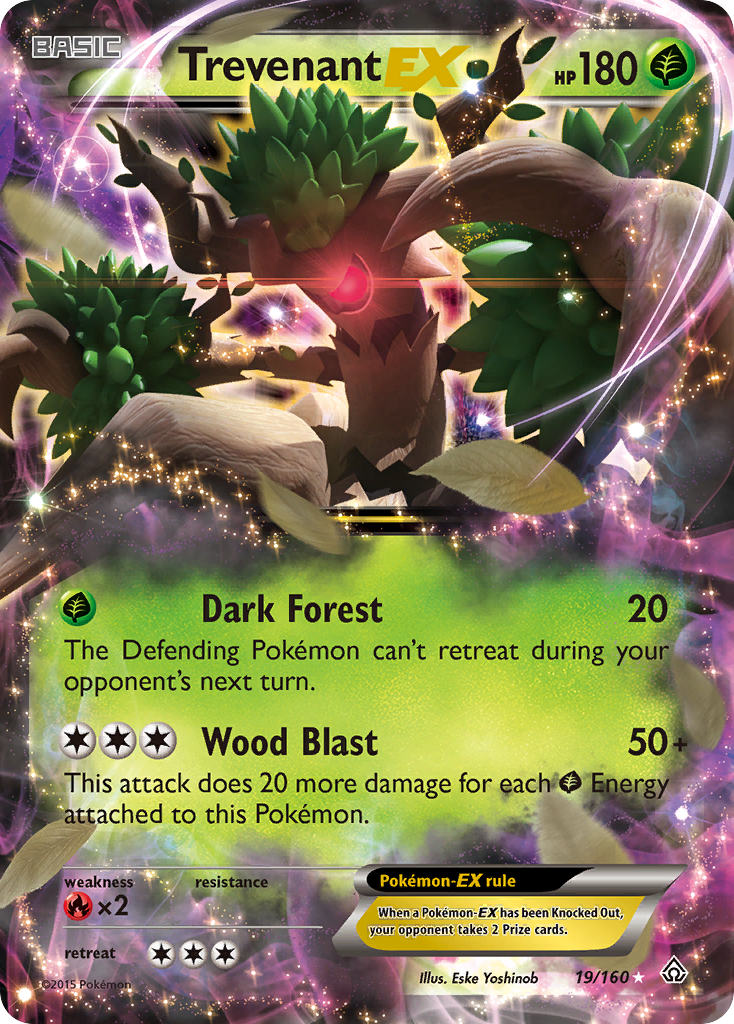 Trevenant EX (19/160) [XY: Primal Clash] | Gear Gaming Fayetteville