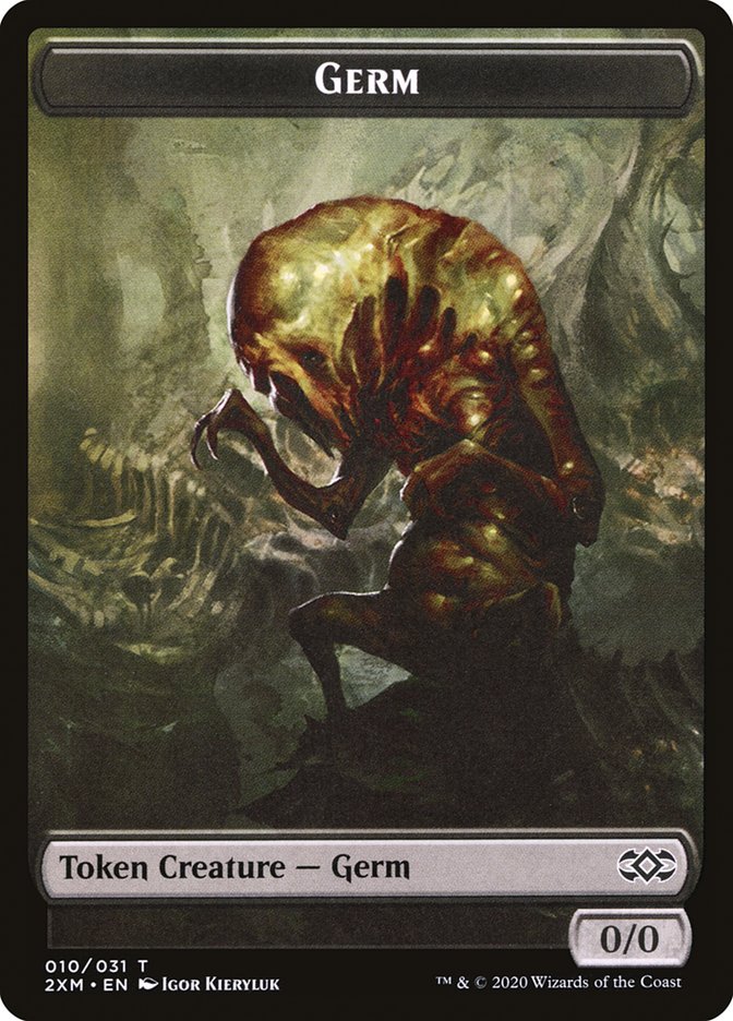 Ape // Germ Double-Sided Token [Double Masters Tokens] | Gear Gaming Fayetteville