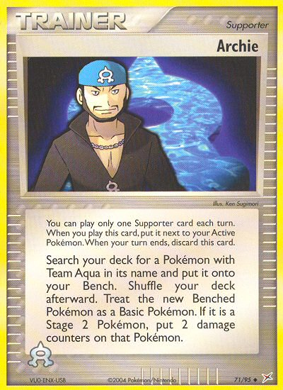 Archie (71/95) [EX: Team Magma vs Team Aqua] | Gear Gaming Fayetteville