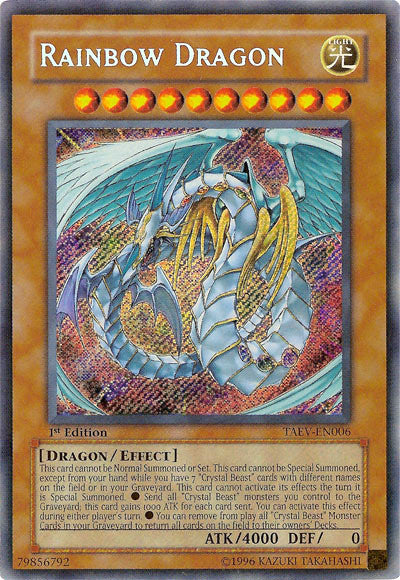 Rainbow Dragon [TAEV-EN006] Secret Rare | Gear Gaming Fayetteville