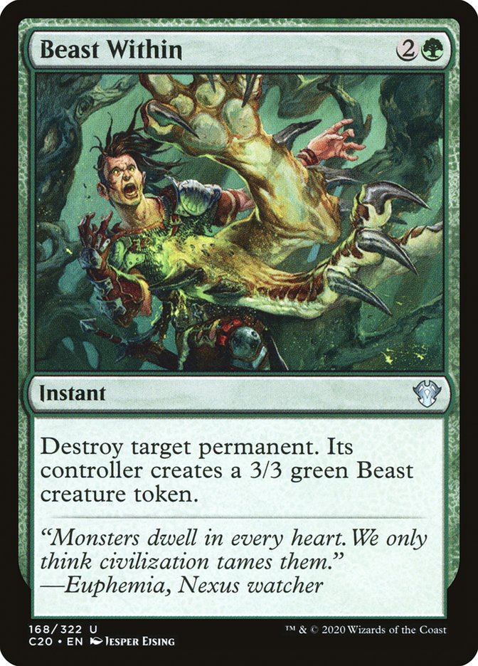 Beast Within [Commander 2020] | Gear Gaming Fayetteville