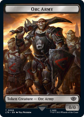 Orc Army (06) // Orc Army (05) Double-Sided Token [The Lord of the Rings: Tales of Middle-Earth Tokens] | Gear Gaming Fayetteville