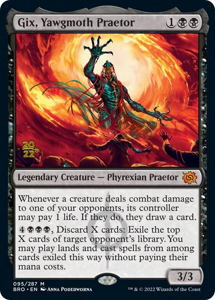 Gix, Yawgmoth Praetor [The Brothers' War Prerelease Promos] | Gear Gaming Fayetteville