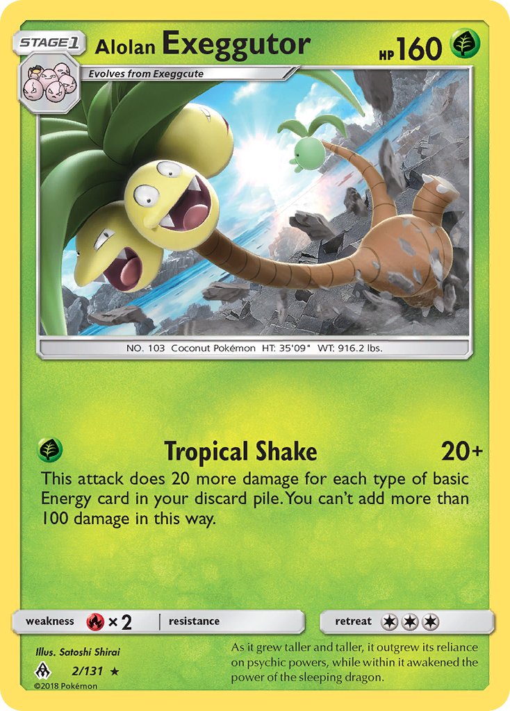 Alolan Exeggutor (2/131) (Theme Deck Exclusive) [Sun & Moon: Forbidden Light] | Gear Gaming Fayetteville