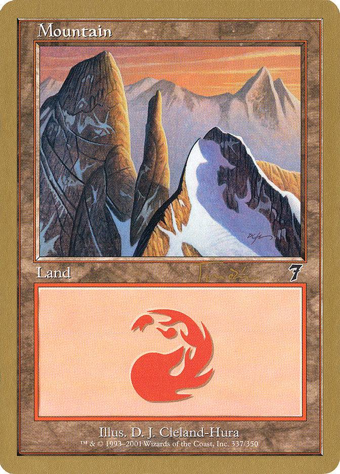 Mountain (jt337) (Jan Tomcani) [World Championship Decks 2001] | Gear Gaming Fayetteville