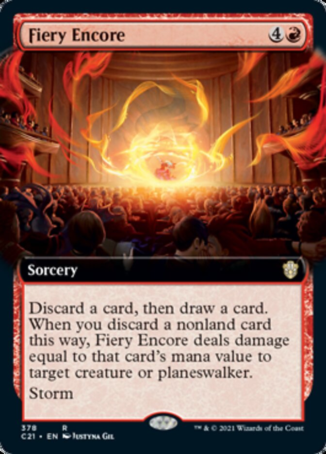 Fiery Encore (Extended Art) [Commander 2021] | Gear Gaming Fayetteville