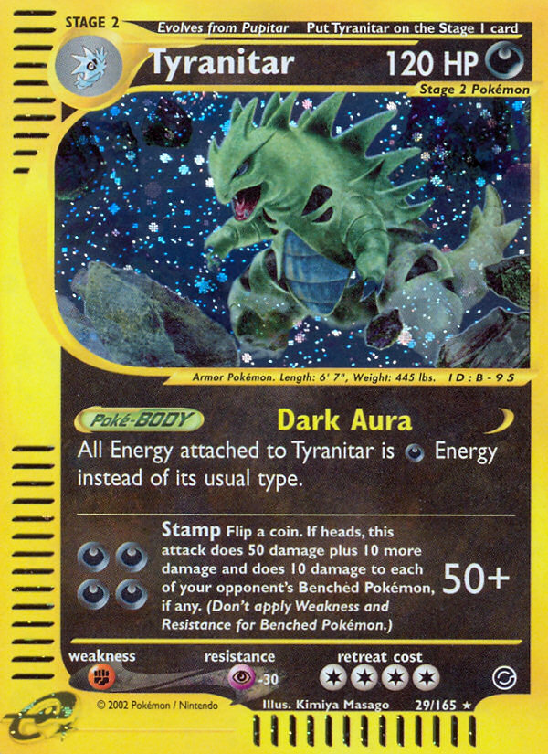 Tyranitar (29/165) [Expedition: Base Set] | Gear Gaming Fayetteville