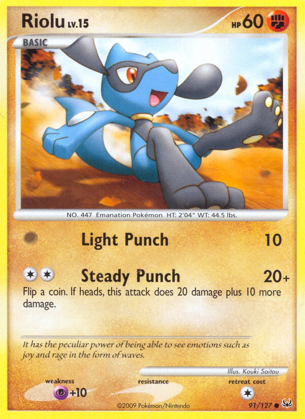 Riolu (91/127) [Platinum: Base Set] | Gear Gaming Fayetteville