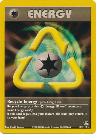 Recycle Energy (105/111) [Neo Genesis Unlimited] | Gear Gaming Fayetteville