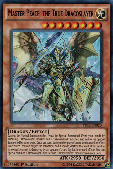 Master Peace, the True Dracoslayer [TDIL-EN020] Ultra Rare | Gear Gaming Fayetteville