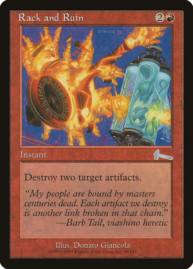 Rack and Ruin [Urza's Legacy] | Gear Gaming Fayetteville