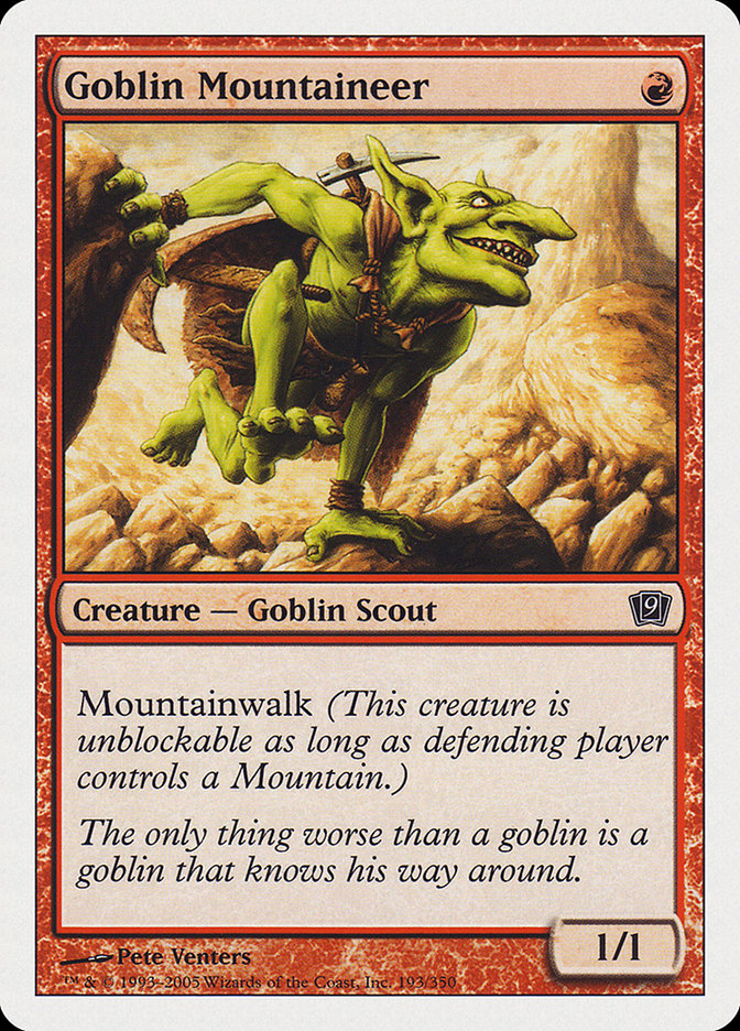 Goblin Mountaineer [Ninth Edition] | Gear Gaming Fayetteville