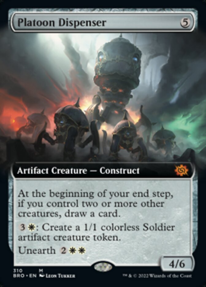 Platoon Dispenser (Extended Art) [The Brothers' War] | Gear Gaming Fayetteville