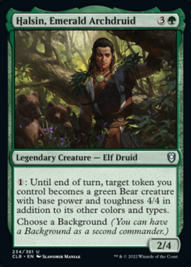 Halsin, Emerald Archdruid [Commander Legends: Battle for Baldur's Gate] | Gear Gaming Fayetteville