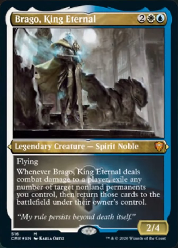 Brago, King Eternal (Etched) [Commander Legends] | Gear Gaming Fayetteville