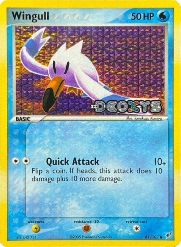 Wingull (81/107) (Stamped) [EX: Deoxys] | Gear Gaming Fayetteville