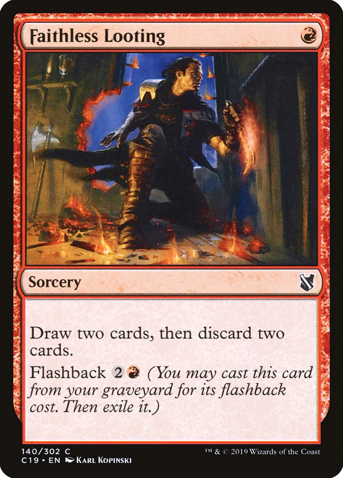 Faithless Looting [Commander 2019] | Gear Gaming Fayetteville