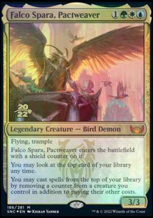 Falco Spara, Pactweaver [Streets of New Capenna Prerelease Promos] | Gear Gaming Fayetteville