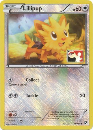 Lillipup (81/114) (League Promo) [Black & White: Base Set] | Gear Gaming Fayetteville