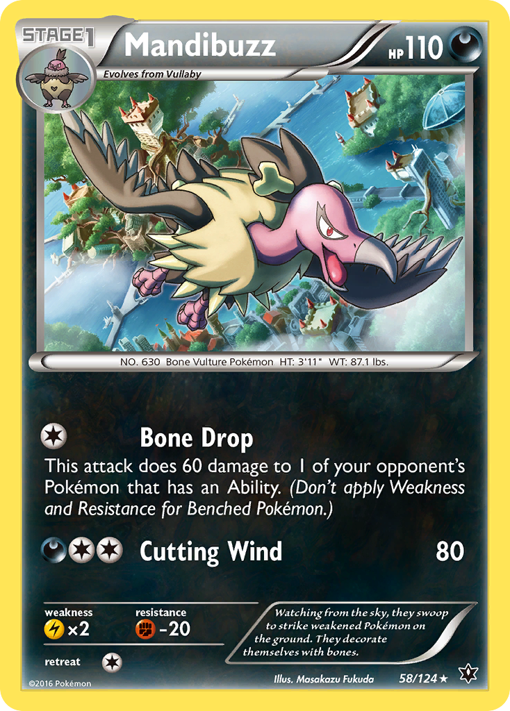 Mandibuzz (58/124) [XY: Fates Collide] | Gear Gaming Fayetteville