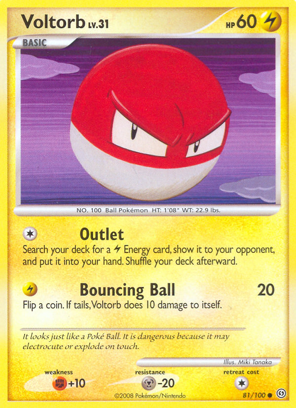 Voltorb (81/100) [Diamond & Pearl: Stormfront] | Gear Gaming Fayetteville