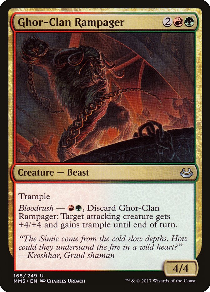 Ghor-Clan Rampager [Modern Masters 2017] | Gear Gaming Fayetteville