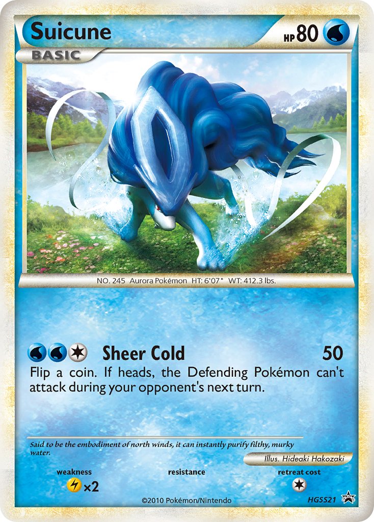 Suicune (HGSS21) [HeartGold & SoulSilver: Black Star Promos] | Gear Gaming Fayetteville