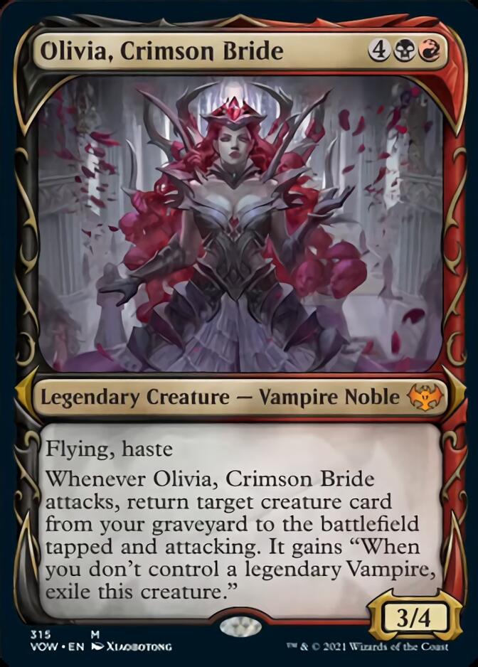 Olivia, Crimson Bride (Showcase Fang Frame) [Innistrad: Crimson Vow] | Gear Gaming Fayetteville