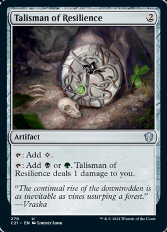 Talisman of Resilience [Commander 2021] | Gear Gaming Fayetteville