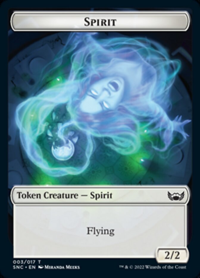 Fish // Spirit Double-Sided Token [Streets of New Capenna Tokens] | Gear Gaming Fayetteville