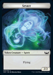Fish // Spirit Double-Sided Token [Streets of New Capenna Tokens] | Gear Gaming Fayetteville