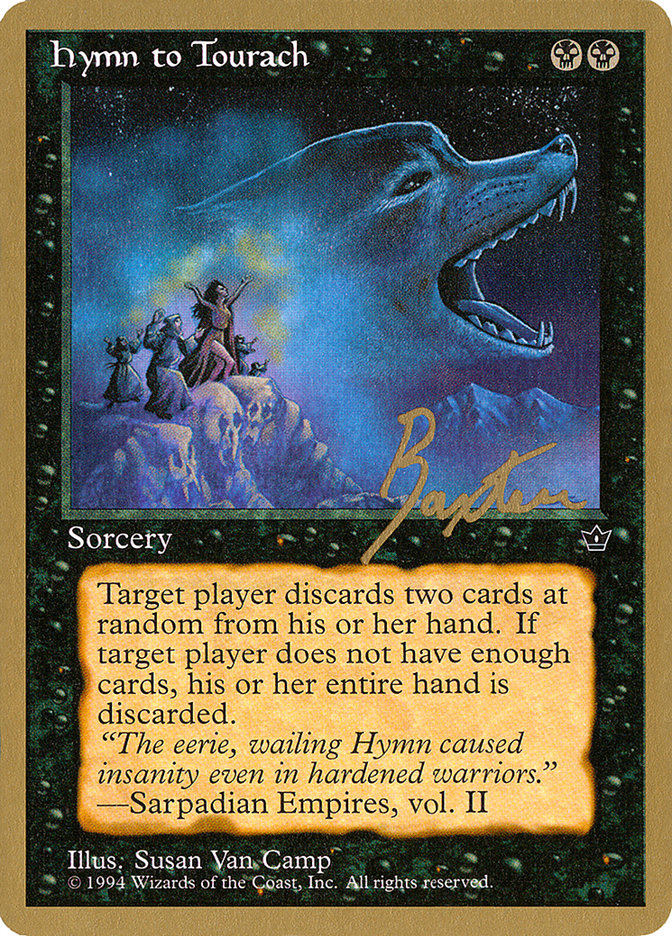 Hymn to Tourach (Wolf) (George Baxter) [Pro Tour Collector Set] | Gear Gaming Fayetteville