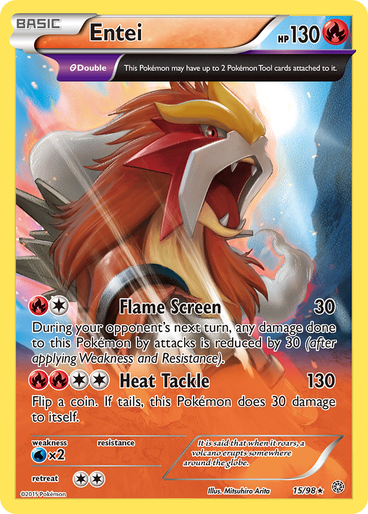 Entei (15/98) [XY: Ancient Origins] | Gear Gaming Fayetteville