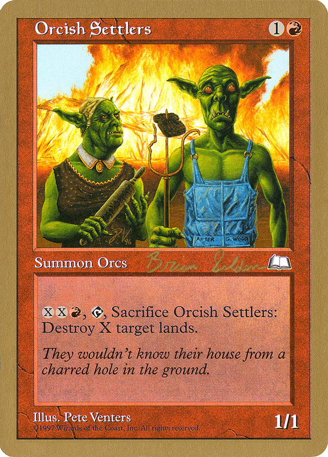 Orcish Settlers (Brian Selden) [World Championship Decks 1998] | Gear Gaming Fayetteville