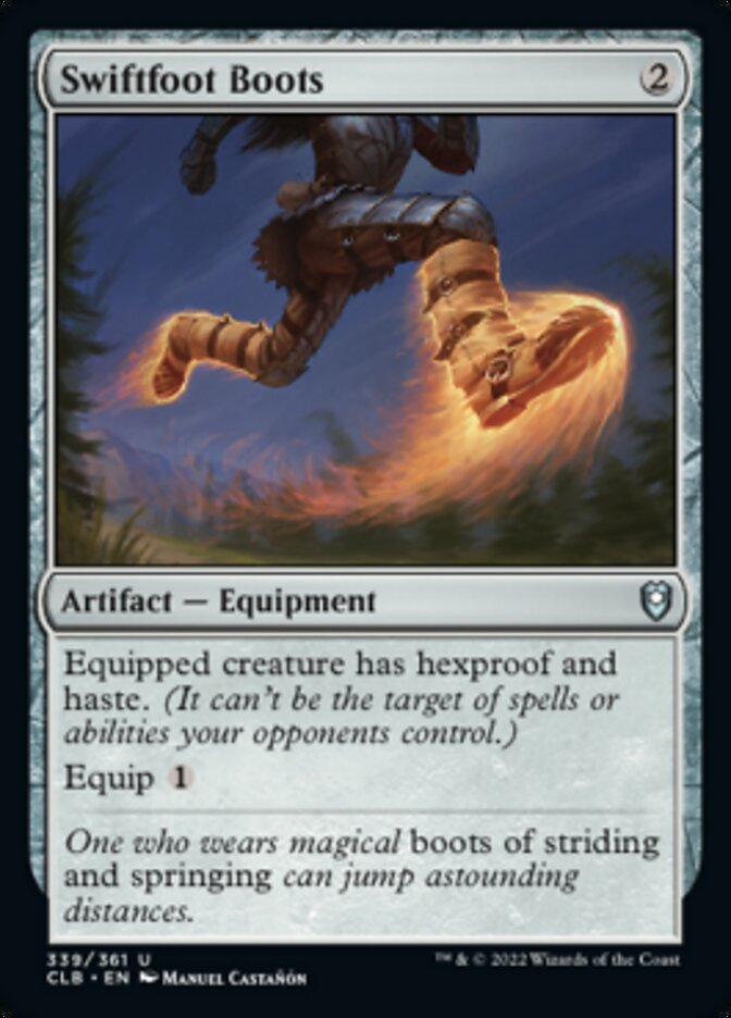 Swiftfoot Boots [Commander Legends: Battle for Baldur's Gate] | Gear Gaming Fayetteville